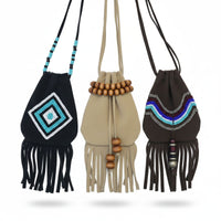 Fringed Suede Bag Kit