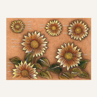 MakerAid® Flowers #3 Easy Trace Reusable Pattern