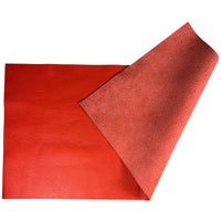 Pre-Cut Tangerine Cowhide Leather Project Piece 12" x 24" 3oz 1.2mm