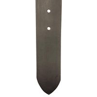 1.5"(38mm) Brown Solid Buffalo Leather Belt Handmade in Canada by Zelikovitz Size 26 - 60