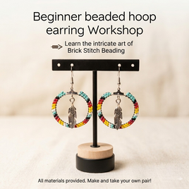 Beaded Hoop Earring Workshop - May 24th, 2026