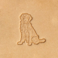 Golden Retriever 3D Stamp