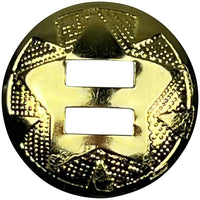 Star Conchos 1.25" (32mm) Brass Plated 10Pk