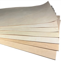 Natural Veg Tan Cowhide Tooling Leather Pre-Cut Panel 12" x 24"