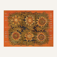 MakerAid® Flowers & Leaves #2 Easy Trace Reusable Pattern