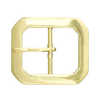 Clipped Corner Center Bar Buckles, 38mm (1-1/2")