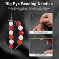 Big Eye Beading Needles - 12.8cm/5inch 5pack