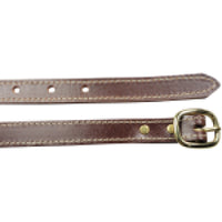 3/4" (19mm) Full Grain Stitched Belt Handmade in Canada by Zelikovitz