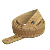 1-1/2" Embossed Reptile Weave Belt Blank