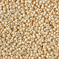10/0 OP Bone Czech Glass Seed Beads 40 Grams