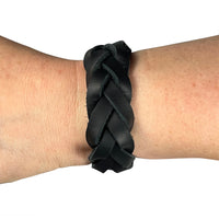 5-Strand Mystery Braid Bracelet Kit - Black 10 Pack