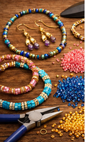 10/0 OP Bone Czech Glass Seed Beads 40 Grams