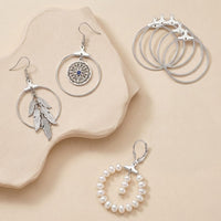 1.18in Earring Making Hoops Silver