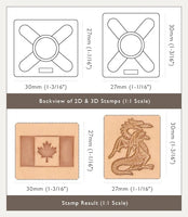 Heart 3-D Leathercraft Stamp 88332-00