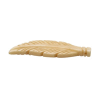 Bone Feather Pendant - 2.55"