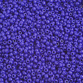 10/0 Op. Dark Royal Blue Czech Glass Seed Beads 40 grams
