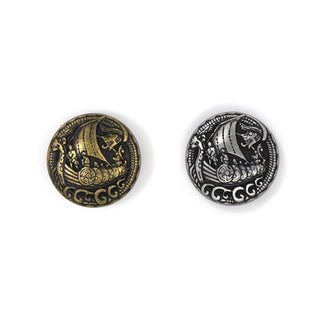Drakkar Screw Back Concho, 25mm (1