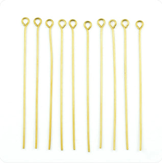 Brass Eye pins 50×0.69mm - 25 Pack