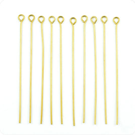 Brass Eye pins 50×0.69mm - 25 Pack
