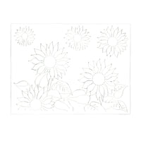 MakerAid® Flowers #3 Easy Trace Reusable Pattern