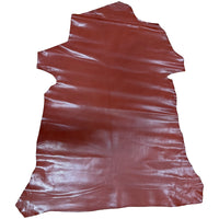 Derby Kid Goat Hide Campari Genuine Goat Leather Average Size 4 sqft