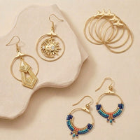 1.18in Earring Making Hoops Gold