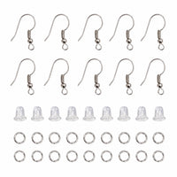 Earring Accessory Set Hypoallergenic Silver