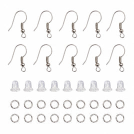 Earring Accessory Set Hypoallergenic Silver