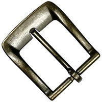 1.5" (38mm) Heel Bar Buckle Antique Brass Finish