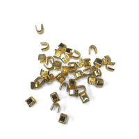 #10 YKK Top Stop Solid Brass 20 pairs