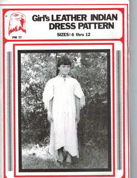 Girl's Leather Indian Dress Pattern