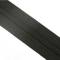#5C YKK Nylon Zipper Tape 200 Meter Roll - Black