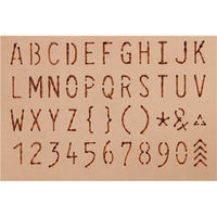 Walnut Hollow Leather Branding Stencil