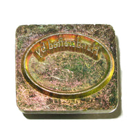 Handcrafted By 3-D Leathercraft Stamp 8689-00