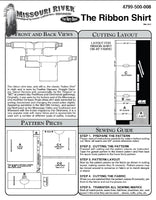 Plains Ribbon Shirt Pattern