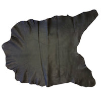 Deertan Goat Hide Black Genuine Goat Leather Average Size 4 sqft