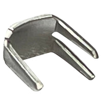 #8C Nylon Top Stops Nickel Heavy - 3 Prong - 50 Pair