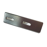 2-Prong Scratchless Belt Buckle Nickel Plated for Covered Buckle Mechanics Belt