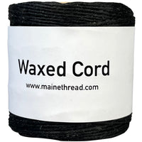 Black Waxed Poly Cord .045"