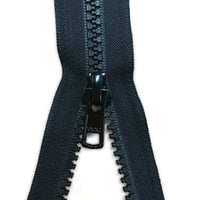 5VS YKK Vislon Open Zipper - Black - 30" - 34"