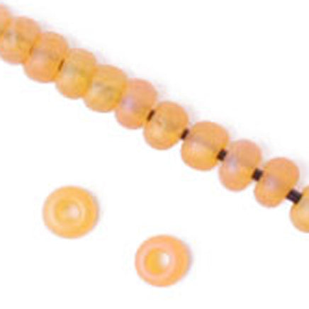 Image of 65029356 - 10/0 Matt Gold Yellow Czech Seedbeads 40 grams
