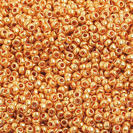 Image of 65001504 - 10/0 Metalic Gold Czech Seedbeads 40 grams