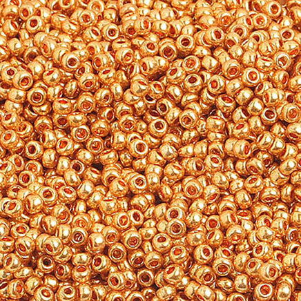 Image of 65001504 - 10/0 Metalic Gold Czech Seedbeads 40 grams