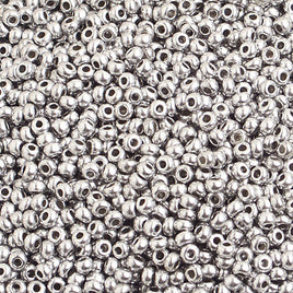 Image of 65002210 - 10/0 Metallic Silver Czech Seedbeed 40 Grams