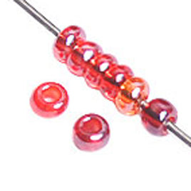 Image of 65001603 - 10/0 Mix Red Lustered Czech Seedbeads 40 grams