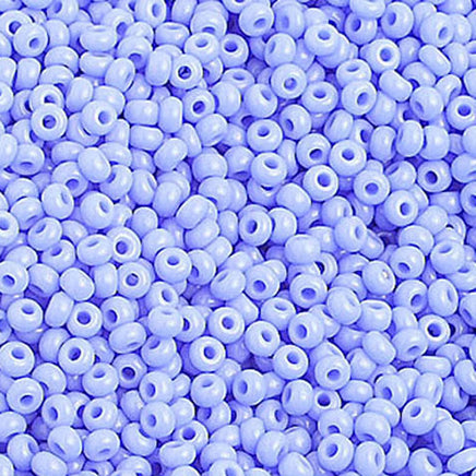 Image of 65001042 - 10/0 Op. Pale Blue Czech Seed Beads   40 grams