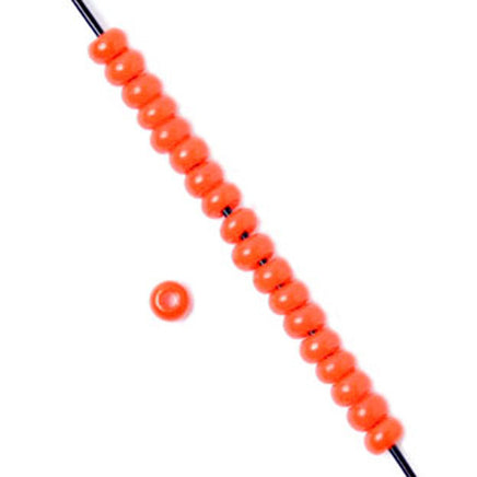 Image of 65001038 - 10/0 Orange Czech Seed Beads 40 grams