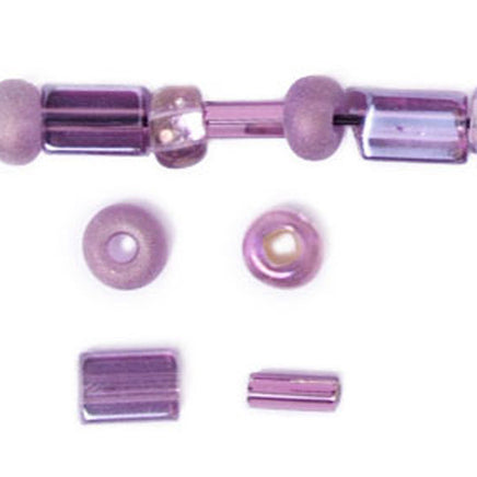 Image of 65001001-06 - 10/0 Seed & Bugle  Asst. Purple 40 grams