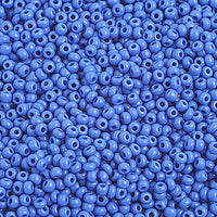 Image of 65001006 - 10/0  Op. Medium Blue Czech Seed Beads   40 grams