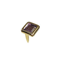3/8" Square Rhinestone Nailhead Spots - 12 Colors